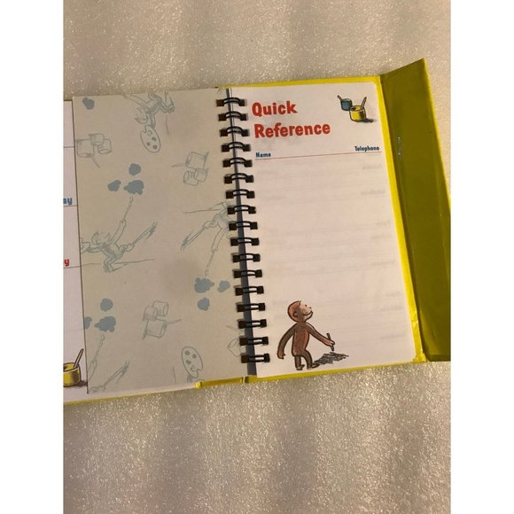 Curious george plush and mini notebook organizer - Picture 9 of 10